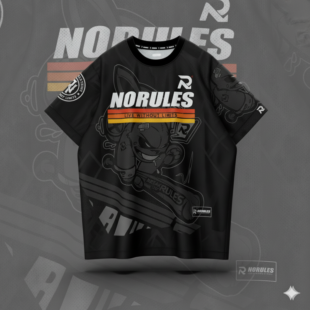 NR Break The Rules Aircool Tee